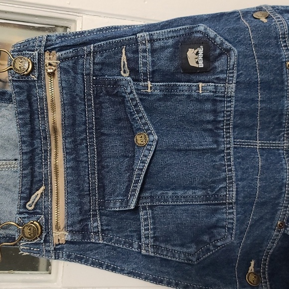 Berne Denim Overalls Mens? Unisex Multiple Pockets Adjustable Straps 32x28 READ* - Picture 3 of 10